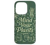 Cute Doodles, Gardener Lover, Mind Your Plants Carcasa para iPhone 14 Pro