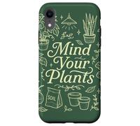 Cute Doodles, Gardener Lover, Mind Your Plants Carcasa para iPhone XR
