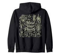Cute Doodles, Gardener Lover, Mind Your Plants Sudadera con Capucha
