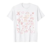 Cute Doodles, I'm Literally Just a Girl tee | 90s Baby Camiseta