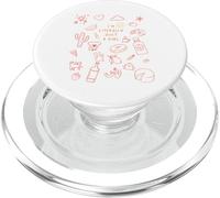 Cute Doodles, I'm Literally Just a Girl tee | 90s Baby PopSockets PopGrip para MagSafe