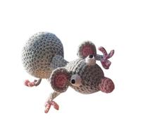 Cute Door Stopper - Crochet Animal Door Stop with Adorable Cartoon Design, Keeps Doors Secure and Prevents Slamming, Decorative Stopper for Room Dorm School Bedroom Floor, 9 Inches