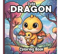 Cute Dragon Coloring Book: A Bold and Easy Story Adventure with Sparky the Dragon: Simple Pages for Ages 3-8 (Atlas Bright Adventure Collection)