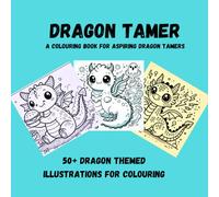 CUTE DRAGON COLOURING BOOK FOR KIDS
