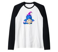 Cute Dragon GNOME For Women Girls and Boys Who Loves Dragons Camiseta Manga Raglan