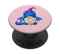 Cute Dragon GNOME For Women Girls and Boys Who Loves Dragons PopSockets PopGrip Adhesivo