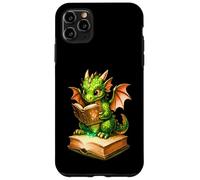 Cute Dragon Reading Book, Booish Teacher Librarian Bookworm Carcasa para iPhone 11 Pro MAX