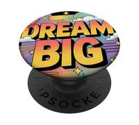 Cute Dream is Big Retro Colorido Graphic tee Camiseta Vintage PopSockets PopGrip Adhesivo