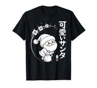 Cute Dreaming Kawaii Santa Claus - Kawaii Christmas Camiseta