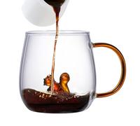 Cute Drinking Glasses - Vidrio de alta borosilicato 7x9cm 380ml