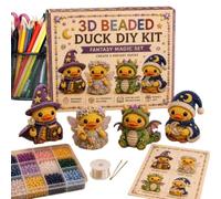 Cute Duck Handmade Toys Embroidery Jewelry Bead Craft Set