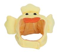 Cute Duck Hat for Cats | Funny Cosplay Pet Accessory for Parties/Festivals | Soft Plush Cat Hat with Featherweight 1.02oz | 14.17in Length, Comfort Fit