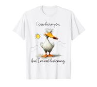 Cute Duck Humor - I Can Hear You But I'm Not Listening Camiseta