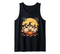 Cute Ducks Witch Spooky Funny Farm Halloween Family Matching Camiseta sin Mangas