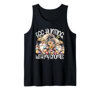 Cute Easter Accessories For Mom Egg Hunting with My Gnomies Camiseta sin Mangas