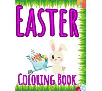 Cute Easter Coloring Book for Kids Ages 4-8