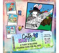 Cute Easter Coloring Book for Kids: Simple and Fun Spring Coloring Pages for Ages 4-8 (Pawsitive Vibes Coloring Series)