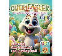 Cute Easter Coloring Book - Learning and Fun! No. 10. Michalski Tomasz Perek Jarosław Creative Coloring Pages Large Format A4 (8.5 x 11 inches)