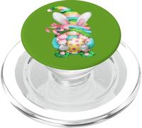 Cute Easter GNOME Girl Bunny Ears For Egg Hunting In Spring PopSockets PopGrip para MagSafe