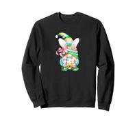 Cute Easter GNOME Girl Bunny Ears For Egg Hunting In Spring Sudadera