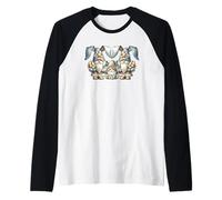 Cute Easter GNOME Graphic For Family Who Loves Spring Gnomes Camiseta Manga Raglan