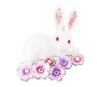 Cute Easter Rabbit Pattern Pin Alloy Brooch Jewelry for Women's Clothing Pins