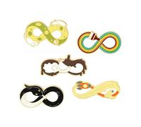 Cute Enamel Brooch Pins Cartoon Animal Various Novel Designs Brooch Pins for Backpacks Badges Hats Bags Lapel Pins Accessory for Women Girls Kids Gift