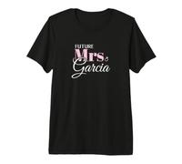 Cute Engagement Future Mrs Garcia Bachelorette Camiseta Premium