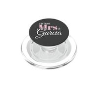 Cute Engagement Future Mrs Garcia Bachelorette PopSockets PopGrip para MagSafe