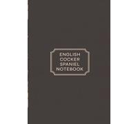 Cute English Cocker Spaniel Pattern Lover Gift: Adorable English Cocker Spaniel themed college journal with playful dog pattern for pet lovers, students, and animal enthusiasts