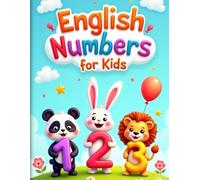 Cute English Numbers Coloring & Tracing Book: Learn Numbers 1-20 with Fun Coloring Pages and Easy Tracing Activities for Kids