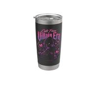 Cute Face Villain Era Estética Oscura Vaso térmico de acero inoxidable de doble pared
