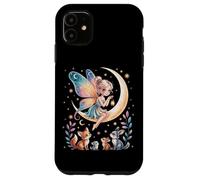 Cute Fairy Tales Magic Moon Animals Mythical Girl Carcasa para iPhone 11