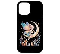 Cute Fairy Tales Magic Moon Animals Mythical Girl Carcasa para iPhone 12 Pro MAX