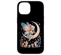 Cute Fairy Tales Magic Moon Animals Mythical Girl Carcasa para iPhone 14