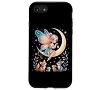 Cute Fairy Tales Magic Moon Animals Mythical Girl Carcasa para iPhone SE (2020) / 7/8