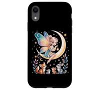 Cute Fairy Tales Magic Moon Animals Mythical Girl Carcasa para iPhone XR