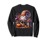 Cute Fall Accessories For GNOME Lover Floral Autumn Pumpkin Sudadera