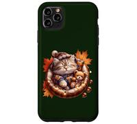 Cute Fall Cat Graphic For Cat Grandma and Autumn Kitten Mom Carcasa para iPhone 11 Pro MAX