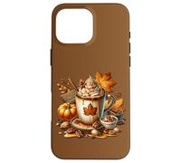 Cute Fall Drinking Mugs For Autumn Women Maple Pecan Coffee Carcasa para iPhone 16 Pro MAX