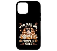 Cute Fall GNOME For Thanksgiving You Had Me At Pumpkin Spice Carcasa para iPhone 12 Mini