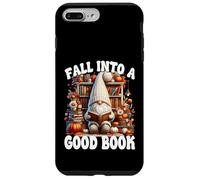 Cute Fall Into A Good Book Lover GNOME Graphic For Bookworm Carcasa para iPhone 7 Plus/8 Plus