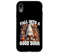 Cute Fall Into A Good Book Lover GNOME Graphic For Bookworm Carcasa para iPhone XR