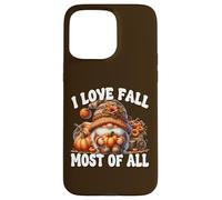 Cute Fall Pumpkin GNOME For Women I Love Fall Most of All Carcasa para iPhone 15 Pro MAX