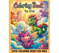 Cute Fantasy Book : Bold and Easy Coloring Book For Kids and Adults