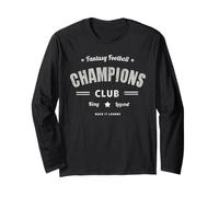 Cute Fantasy Football Champions Club Campeón Día del Juego Marido Manga Larga