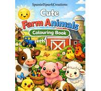 Cute Farm Animal Colouring Book