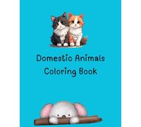 Cute Farm Animals - Coloring Book for Kids: Fun and Simple Coloring Pages for Kids Ages 4-8