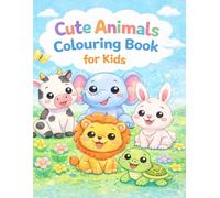 Cute Farm Animals Colouring Book For Kids: Fun and Easy Pages for Kids