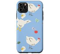 Cute Farmhouse Chicken Pattern with Country Cottage Style Carcasa para iPhone 11 Pro MAX